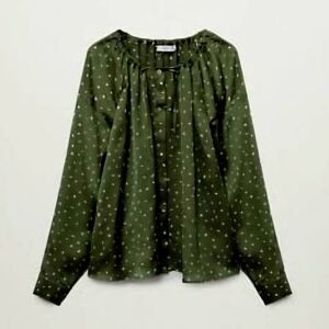 MANGO Blouse fida, Sz 4 NWT